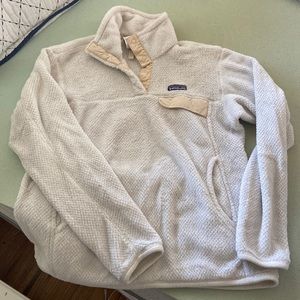 Cream Patagonia 3/4 zip